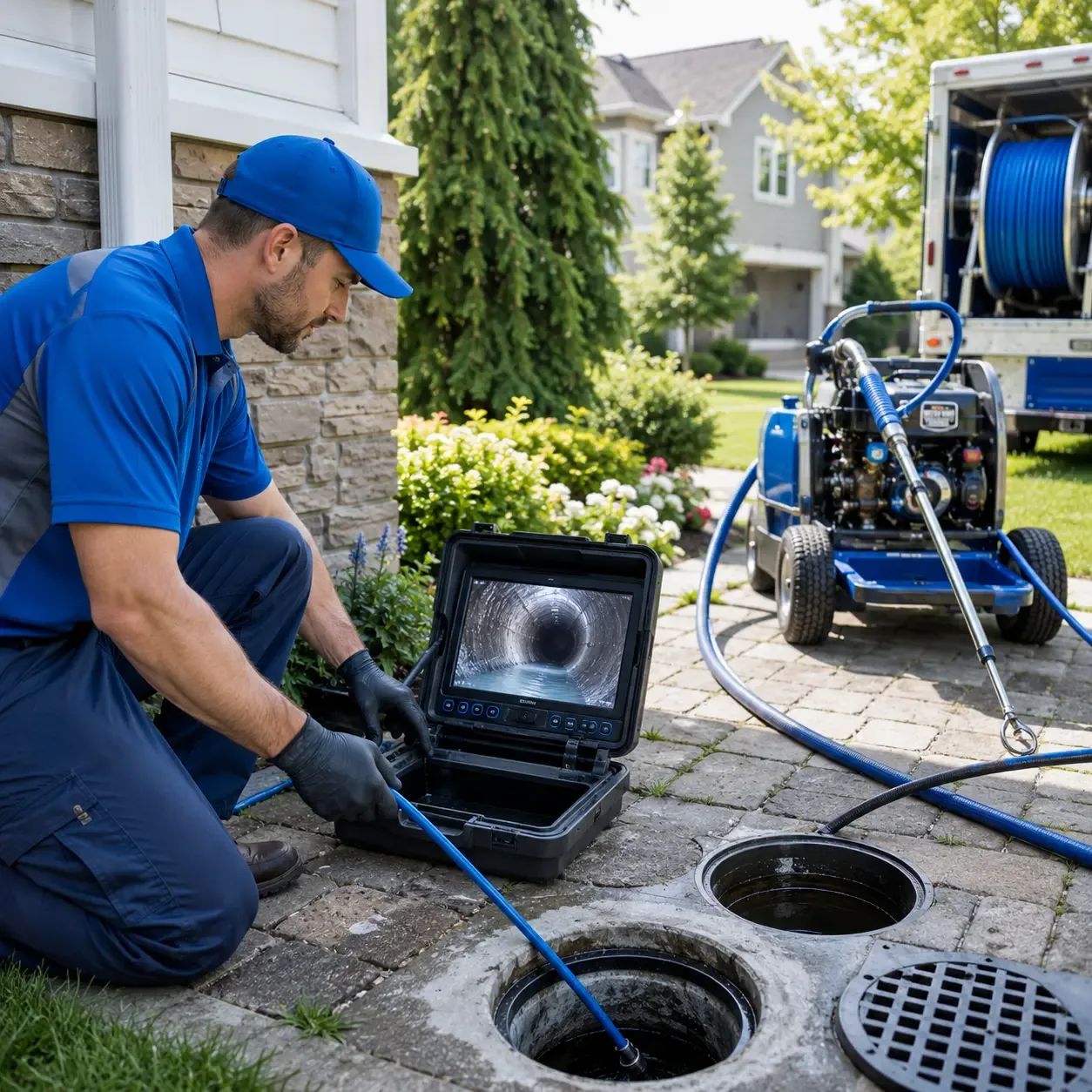 Outdoor drain cleaning professionals serving Plaucheville, LA